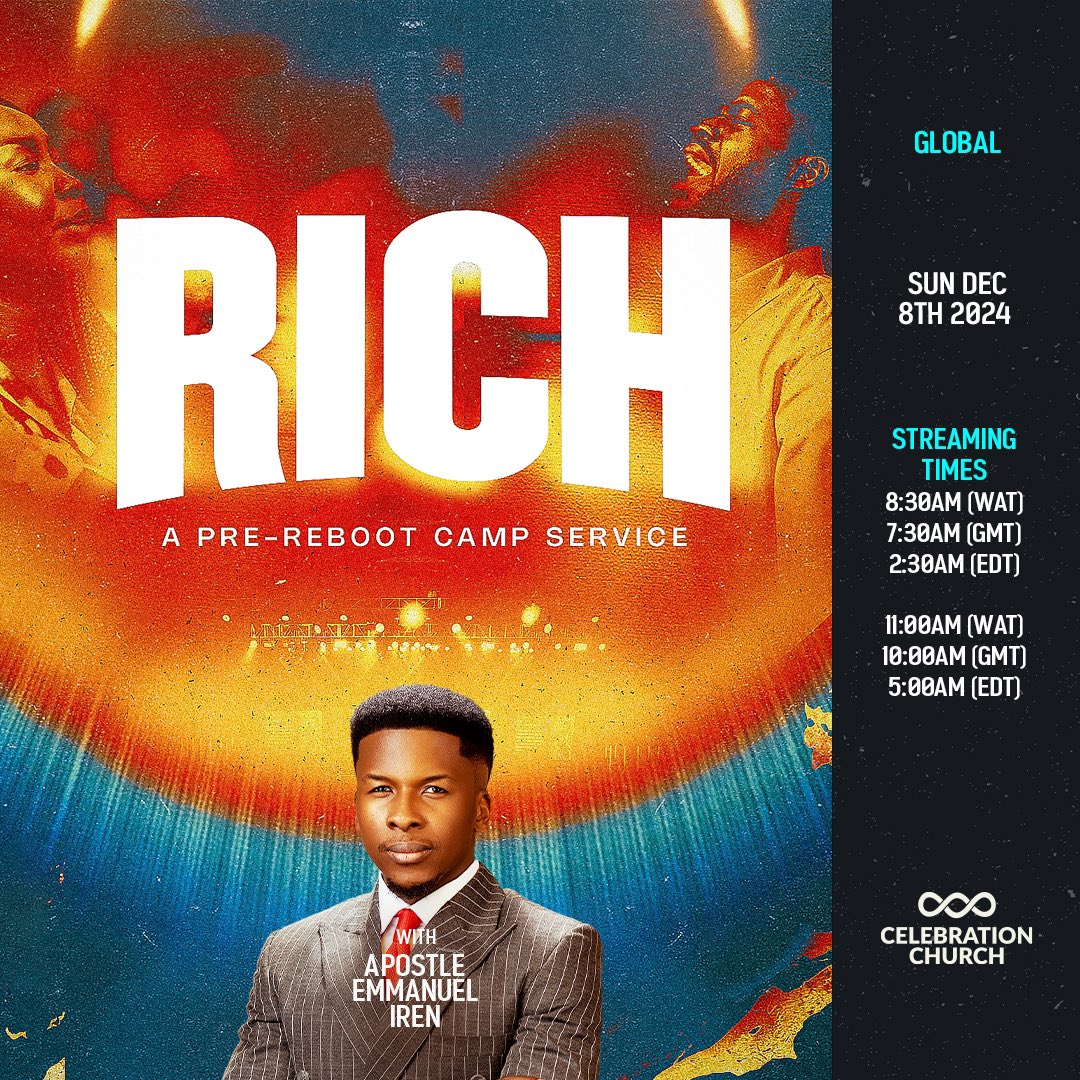cci__global's tweet photo. It’s officially the last Sunday before Reboot Camp 2024, and we are set to have a RICH experience. 

What is Reboot Camp? What does it mean to have a RICH experience? How do I set my expectations? 

You do not want to miss the chance to know all that you need to know about Reboot camp. 

See you in church tomorrow, and don’t forget to bring a friend.