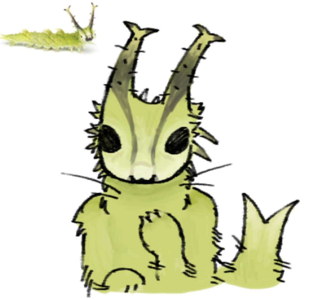 reefers_'s tweet photo. japanese emperor caterpillar fursona https://t.co/3c6ywgvhag
