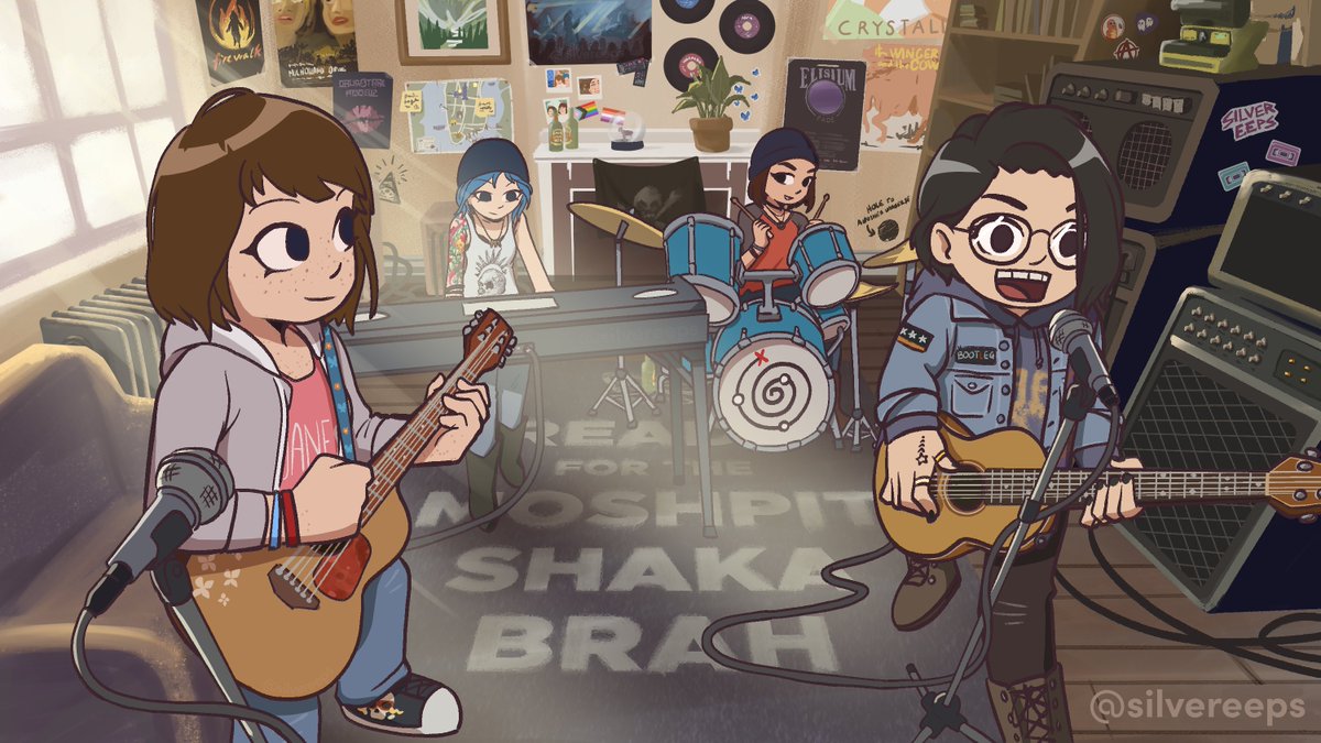 silverEEPS's tweet photo. Life is Strange X Scott Pilgrim part 2 |  The Band
#LifeIsStrange #Pricefield #TrueColors https://t.co/nNG2Sivylo