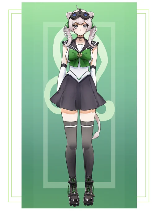 美獅女戦士セーラーラーイオン#獅白ぼたん新衣装2024 #ししらーと 