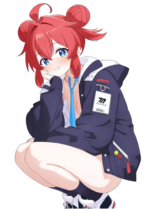 ボツ供養 ブルアカ裸アウター漫画用にマキちゃんです