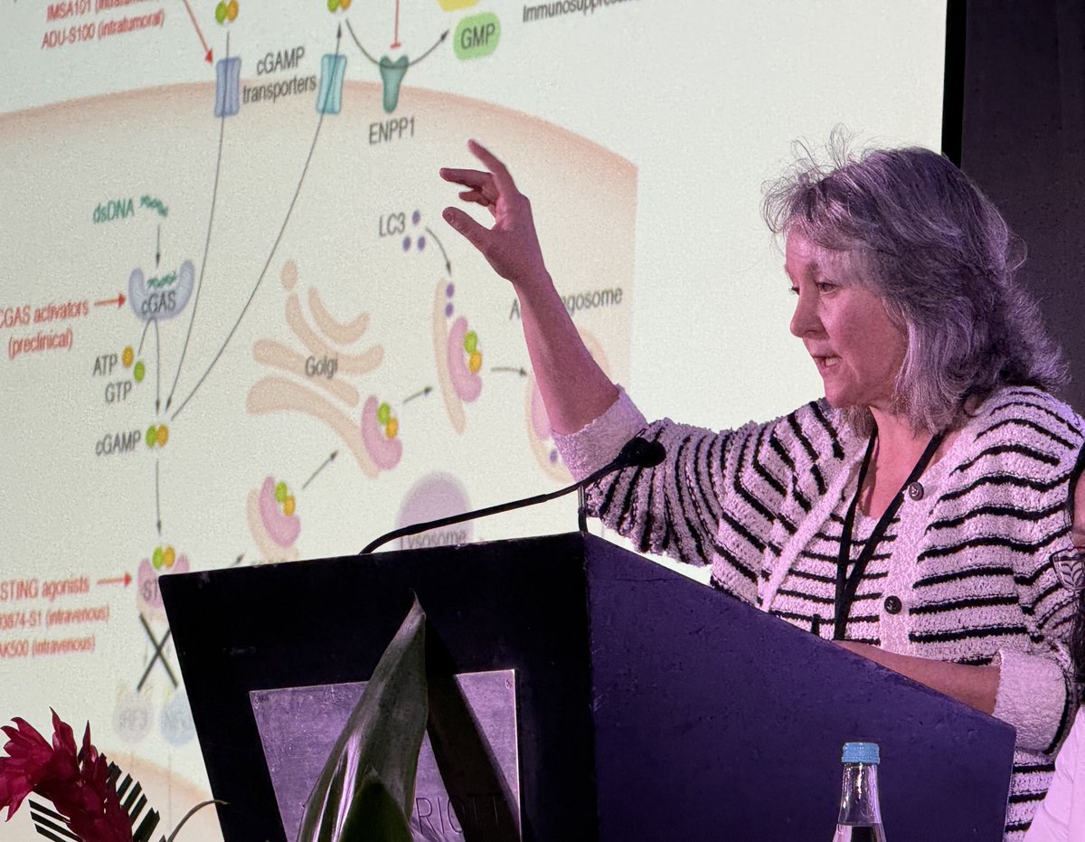 Irina Balyasnikova (@irinabalyasnik2) on Twitter photo exciting talk by <a href="/HeimbergerAmy/">Amy Heimberger, MD</a> at Remission Alliance on responses of #GBM and #meningioma to STING agonist showing promise to translate from bench-to-bedside <a href="/BrainTumorInst/">Malnati Brain Tumor Institute at Northwestern</a> <a href="/NeurosurgeryNM/">Neurosurgery at NM</a> exciting talk by <a href="/HeimbergerAmy/">Amy Heimberger, MD</a> at Remission Alliance on responses of #GBM and #meningioma to STING agonist showing promise to translate from bench-to-bedside <a href="/BrainTumorInst/">Malnati Brain Tumor Institute at Northwestern</a> <a href="/NeurosurgeryNM/">Neurosurgery at NM</a>