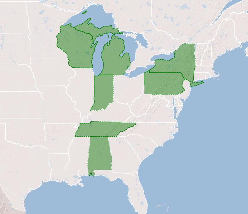 NWSLaCrosse's tweet photo. So far we've made contacts in these states for SKYWARN Recognition Day. Thank you amateur radio operators for all your support! WX9ARX #srd2024 #Skywarn24 #srd #skywarn https://t.co/06D42Xk6Q7