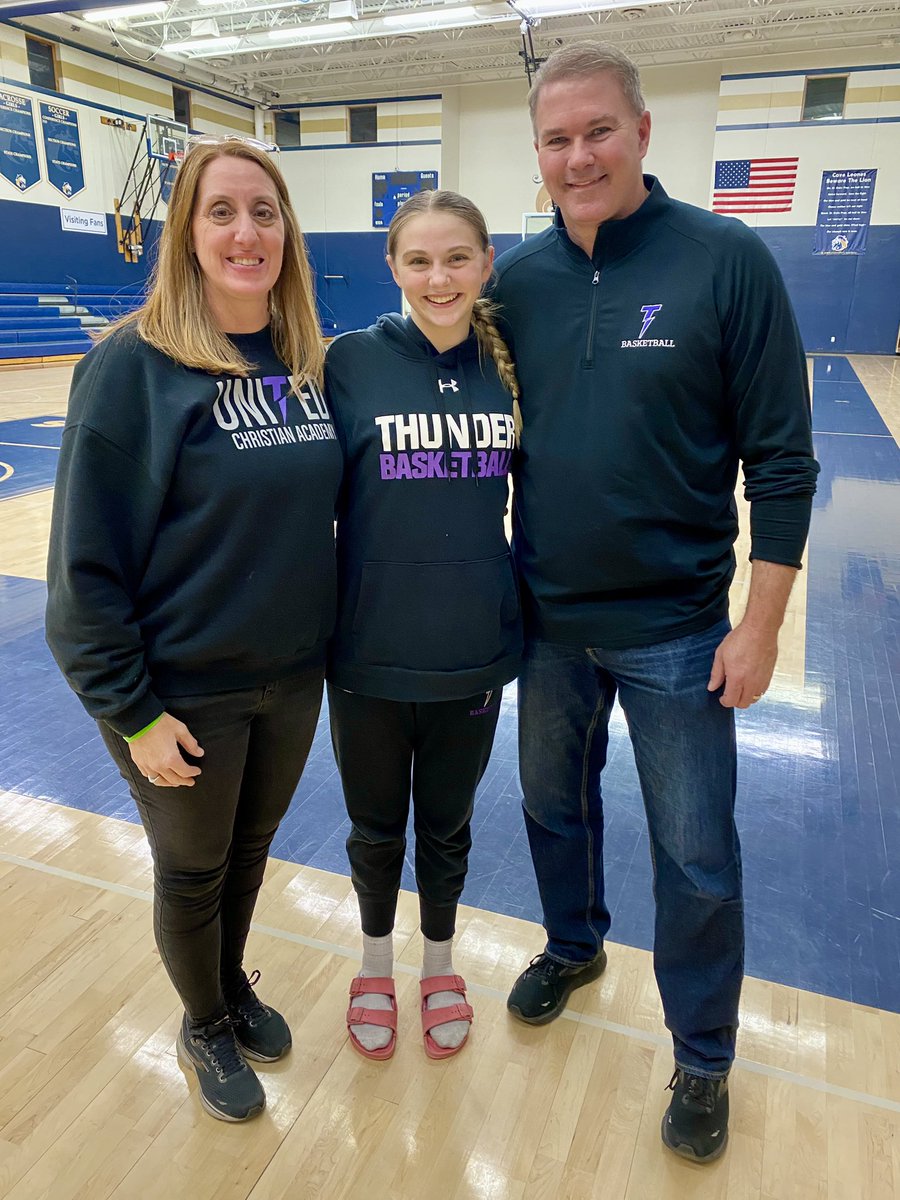 It is so fun coaching my daughter Naomi. In her third career start on Varsity as an 8th grader she had 8 points, 8 rebounds and 4 steals against a tough St. Croix Prep team.

She is such a special kid!