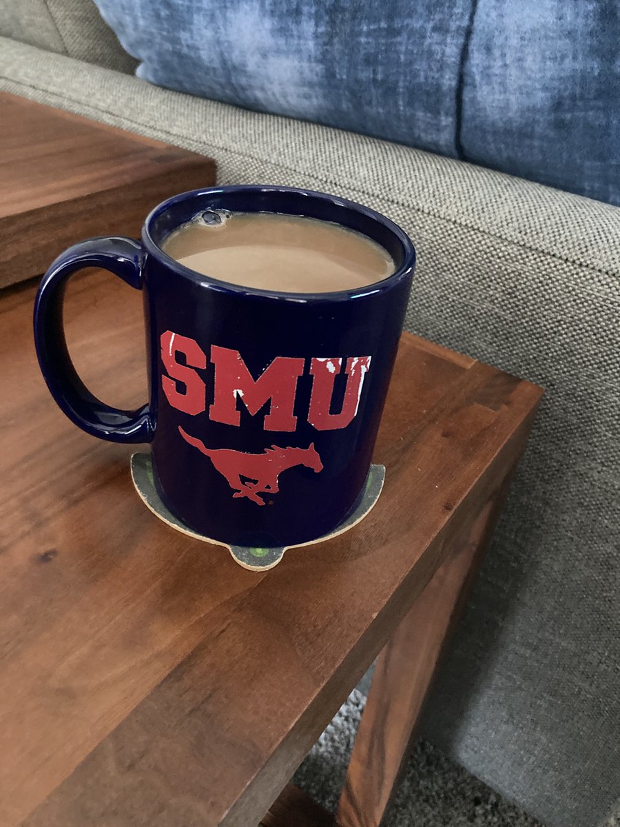 Game day lucky coffee cup….check