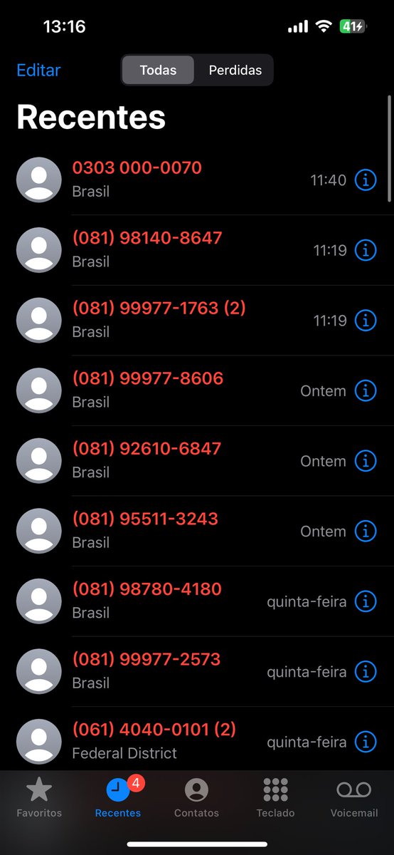 Eu n sei mais hj em dia se eu to vivendo ou se eu to só recusando ligação de robô. É o dia todo isso pqp