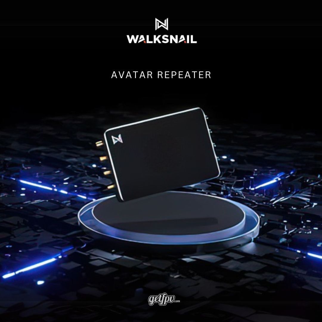 GetFPV's tweet image. 🚁 𝗪𝗮𝗹𝗸𝘀𝗻𝗮𝗶𝗹 𝗔𝘃𝗮𝘁𝗮𝗿 𝗥𝗲𝗽𝗲𝗮𝘁𝗲𝗿: Extend FPV range, crush signal barriers. Pro-level transmission in a tiny package. 👉 Pre-order now at getFPV! buff.ly/49oPnz2 
#FPVTech