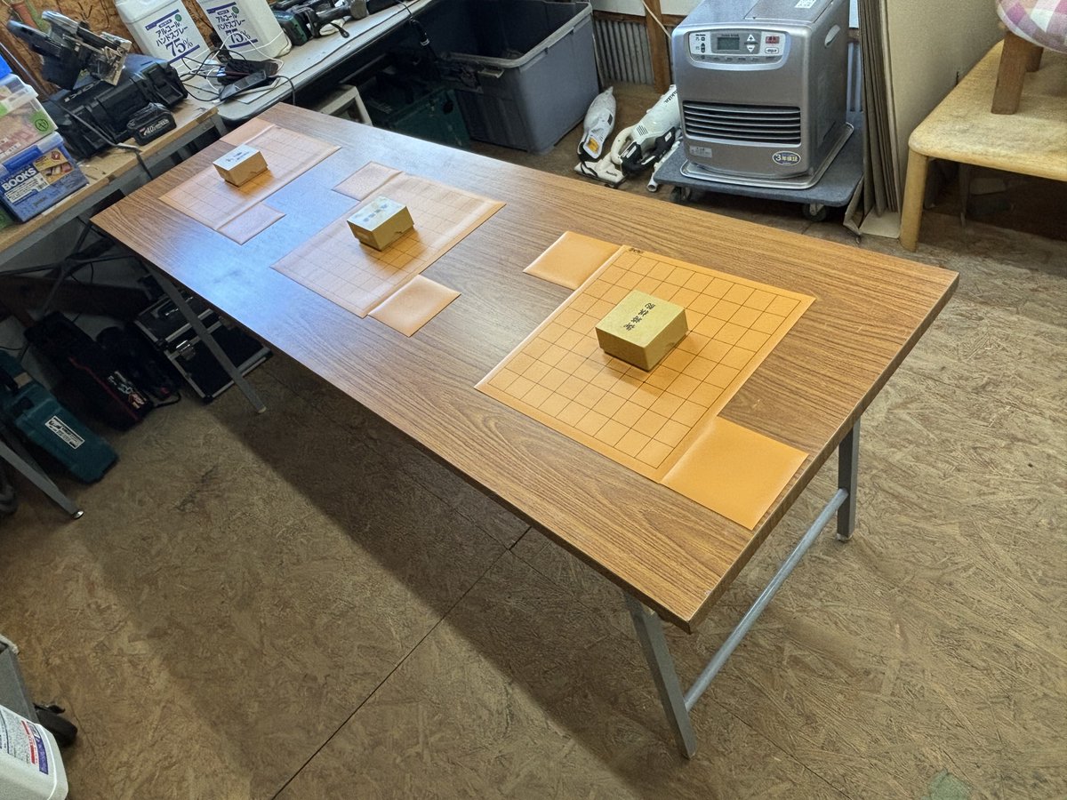 kikuya0919's tweet photo. いつも通ってた将棋道場が長期休暇に入ってしまったので自分で将棋道場作っちゃいました😊茨城県水戸市、水戸駅から車で10分位の場所です。
毎週���曜日の12:30-18:00 開催
空調完備 駐車場有り 参加費1日300円
参加資格初段以上です。
参加希望の人いたらDM下さい😂 https://t.co/GLIOKri5aV