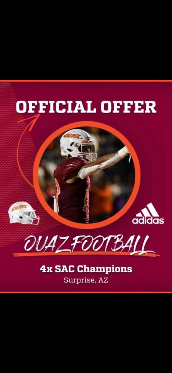 Evan (@evanpalady) on Twitter photo Blessed to receive a offer from Ottawa University!!🙏
<a href="/CoachPeeps/">Johnnie Peeples Jr</a> <a href="/CoachJonesSAC/">Jonesy SAC Football</a> <a href="/sacdonsFB/">Santa Ana College Football</a> <a href="/CoachFisher__/">Joshua Fisher</a> <a href="/OUAZFootball/">OUAZ Football</a> <a href="/FCRecruits/">First Choice Recruiting</a> Blessed to receive a offer from Ottawa University!!🙏
<a href="/CoachPeeps/">Johnnie Peeples Jr</a> <a href="/CoachJonesSAC/">Jonesy SAC Football</a> <a href="/sacdonsFB/">Santa Ana College Football</a> <a href="/CoachFisher__/">Joshua Fisher</a> <a href="/OUAZFootball/">OUAZ Football</a> <a href="/FCRecruits/">First Choice Recruiting</a>