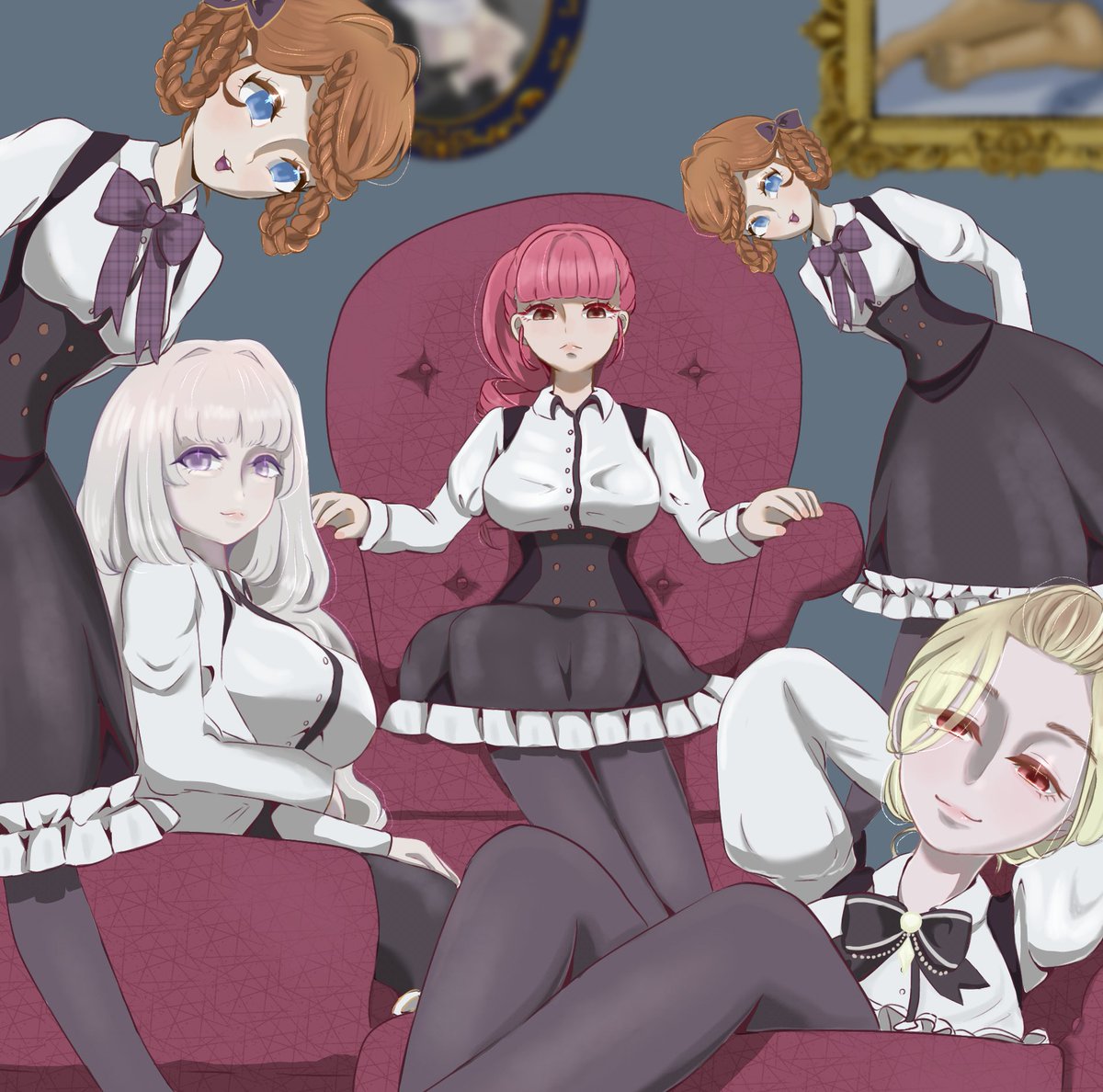 dekapaibannzai's tweet photo. アロニアと愉快な仲間たち

うちの子たちの集合絵描いてみた！
これからボチボチみんなの自己紹介を載せていく予定です～

#絵描きさんフォロバ100 
#絵描きさんと繫がりたい 
#自創作に狂ってる人と繋がりたい 
#イラスト練習中 
#OC https://t.co/aLHPMZEoXc