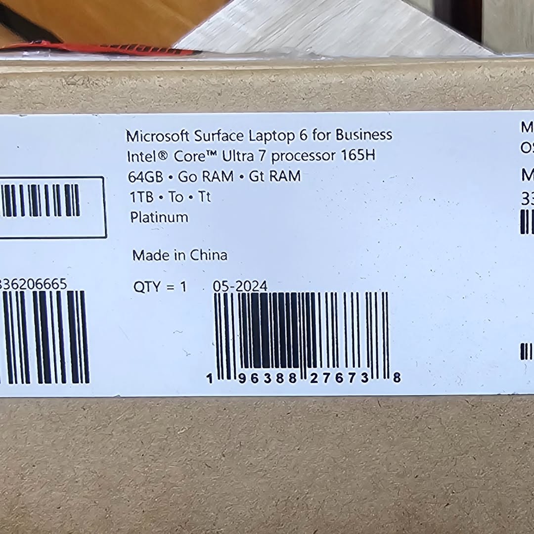 WOLEMUSIC's tweet photo. Good evening!!!

VERY Massive LAPTOP of the FUTURE year 2026 16th gen Microsoft Surface Pro 6 is now available for Immediate pick up at wolemusic for the fastest fingers

## #Repost @wolemusic 

Open-Box Deal!!!

Microsoft Surface Laptop 6 Business Laptop 

Full Specs: https://t.co/RrOh96cGHD
