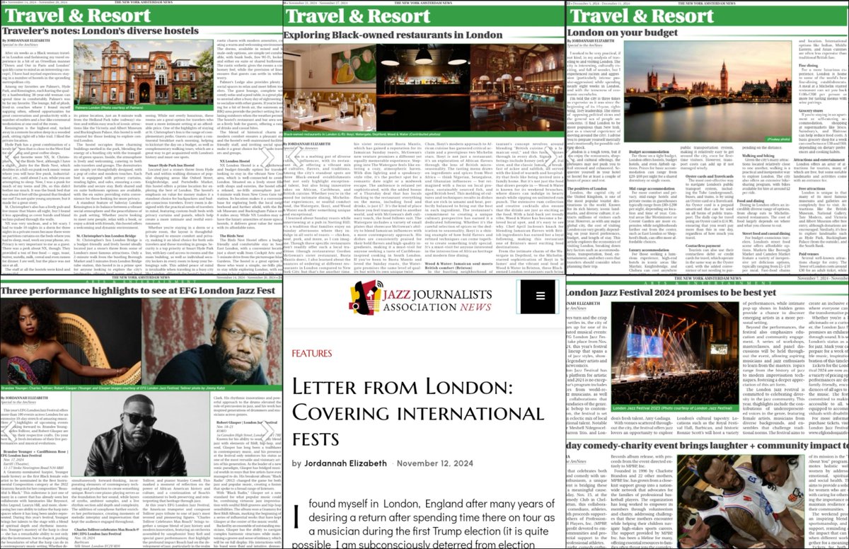 Full London Travel &amp; Jazz coverage --