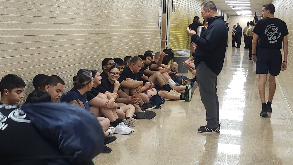 gabeandsniff's tweet image. @NJROTCKatyISD is waiting to complete their  PT competition. @katyisd @MCHS_Rams @LHerring_MCHS #firstandfinest