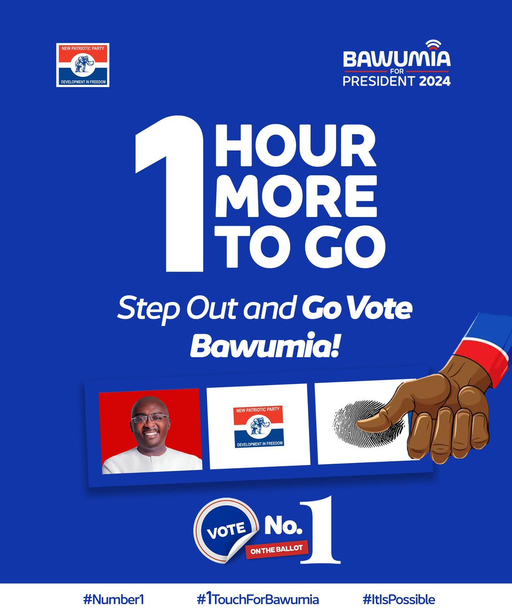 Please vote for possibilities 🙏🏽 
#1TouchForBawumia
#BawumiaForPresident