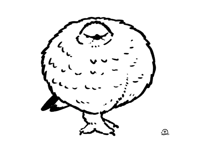 モフモフの謎生物感すき 