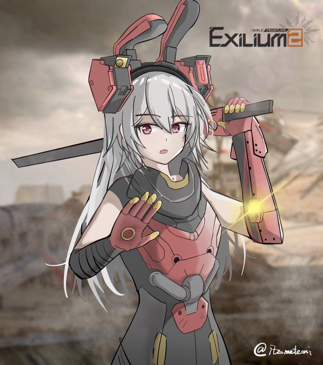 ItzMeteoni's tweet image. is done (definitely wasn’t taking waaaaay too long again)

also for the potluck 
#GirlsFrontline2Exilium #gfl2exiliumFanWorkContest