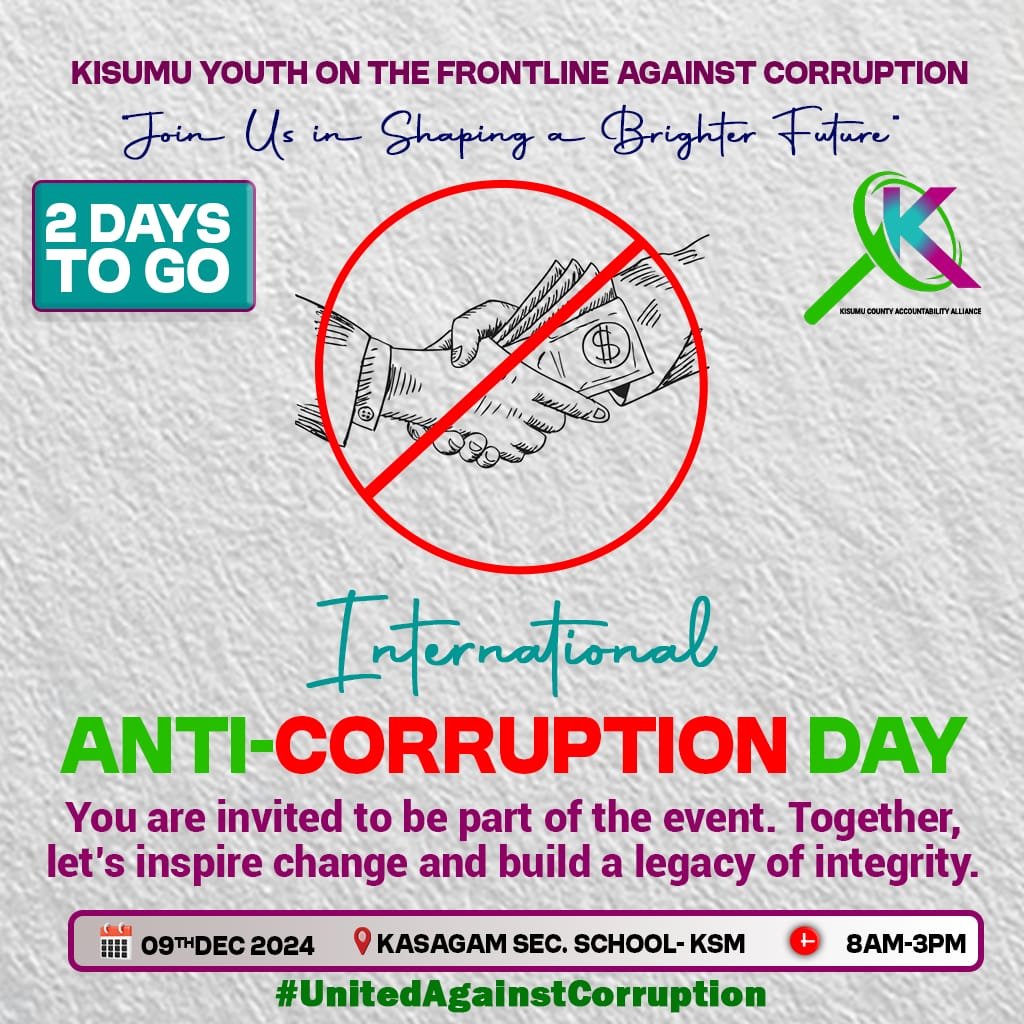 Kwanini ukose kufika kwa mkutano yenye iko ma nguvu kama hii nani....
It's just two day to go..
#UnitedAgainstCorruption