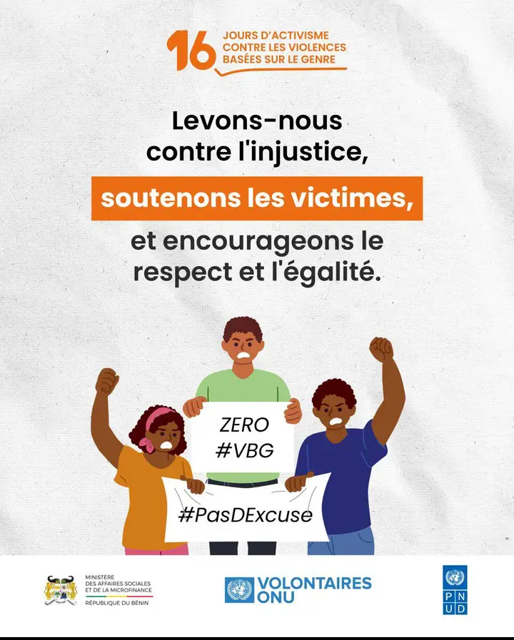 Protégez les femmes et les filles contre les enlèvements, les mariages forcés, les violences sexuelles et physiques.  et ayons de l’empathie envers les victimes de violences. 

 #16Jours #PasDExcuse #VolontairesEngagés