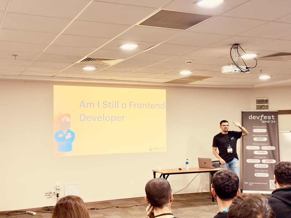 Bugün DevFest’24 İzmir etkinliğinde harika bir gün geçirdim!

Oturumlarda öğrendiğim yeni fikirler, ilham veren konuşmalar bana hem teknik hem de kişisel anlamda çok şey kattı.

Emeği geçen herkese teşekkürler! 🙏

<a href="/devfestizmir/">DevFest’25 Izmir</a> #dfizmir24 #devfestizmir #devfest #devfest2024