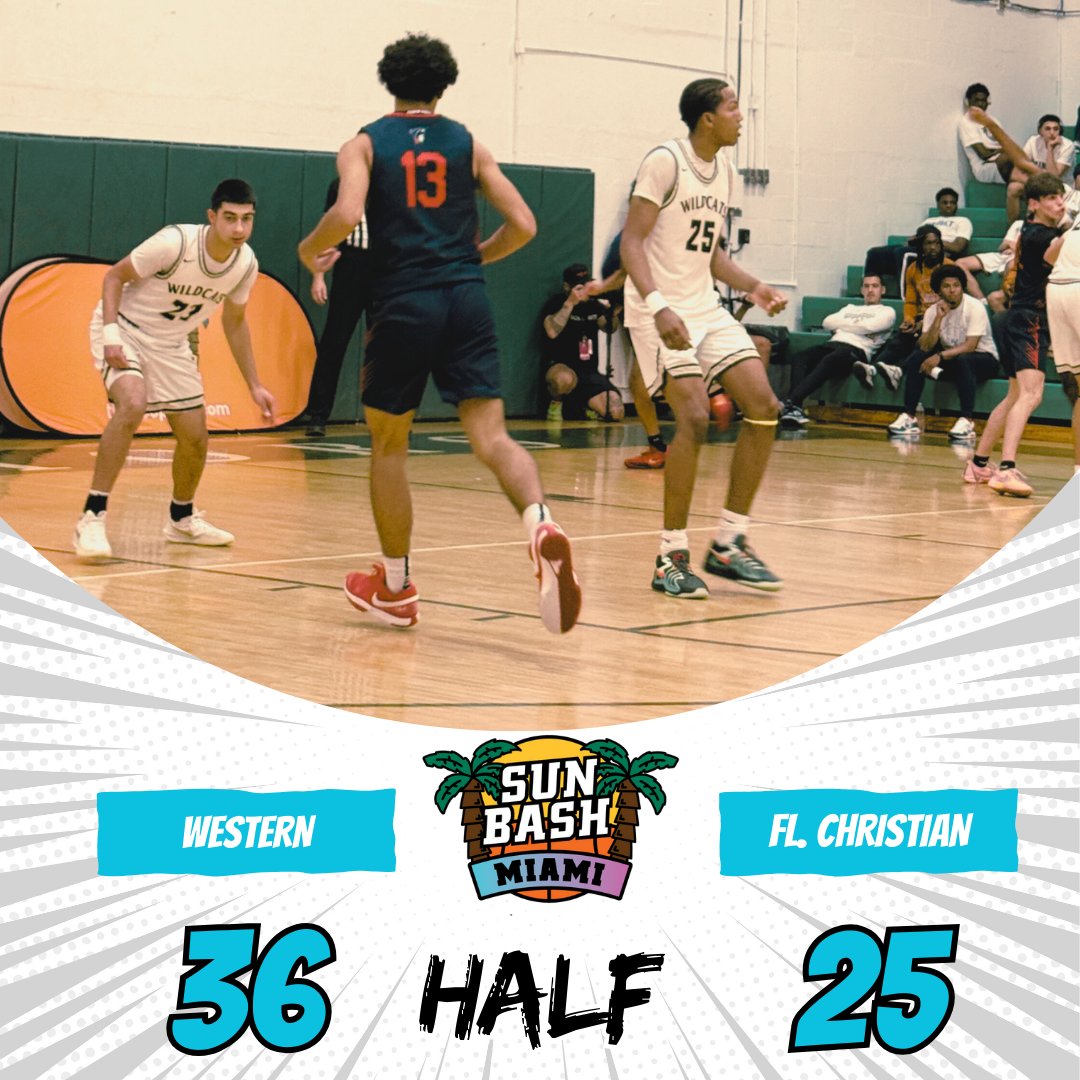 ᴊᴀᴋᴇ ᴘᴇʀᴘᴇʀ (@thehoopvibe) on Twitter photo Game 5: <a href="/sunbashtourney/">Sun Bash</a> Miami
At the half:
Western 36
Florida Christian 25
<a href="/WHSWildcats_Ath/">Western Wildcats Athletics</a>
Maddox Fowles 9
Stefan Frisby 8
Jamari Bolden 8
<a href="/BBallFCS/">FCS_Boys_Basketball</a>
Tavarus Greene 10
Ryan Rangel 8 Game 5: <a href="/sunbashtourney/">Sun Bash</a> Miami
At the half:
Western 36
Florida Christian 25
<a href="/WHSWildcats_Ath/">Western Wildcats Athletics</a>
Maddox Fowles 9
Stefan Frisby 8
Jamari Bolden 8
<a href="/BBallFCS/">FCS_Boys_Basketball</a>
Tavarus Greene 10
Ryan Rangel 8