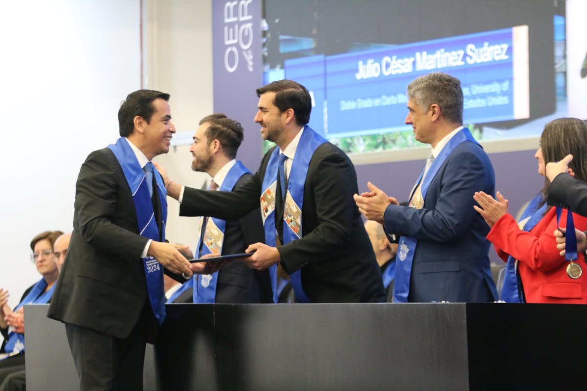 egade's tweet photo. 🎓 Celebramos la Ceremonia de Graduación de la Generación Diciembre 2024 en #EGADE Monterrey, un momento de orgullo y alegría. ¡Felicidades a todas y todos nuestros graduados! Bienvenidos a la comunidad #EXATECEGADE. 💫 #GraduaciónEGADE #OrgulloEGADE https://t.co/MEwvHSOult