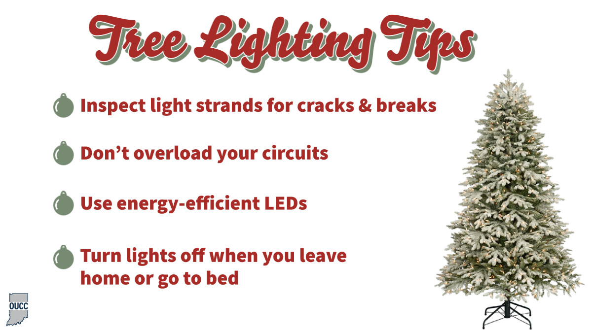 IndianaOUCC's tweet photo. Planning to decorate this weekend? Check the light strands closely for any broken cords or loose bulbs! https://t.co/XZnT2KH2IR