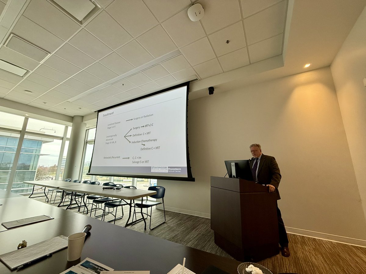 SawsanRashdanMD (@sawsanrashdanmd) on Twitter photo Dr Randall Hughes giving excellent presentation on updates in Head and Neck cancers! <a href="/utswcancer/">UTSW Simmons Cancer Center</a> <a href="/UTSWHemeOnc/">UTSW Hematology & Oncology</a> Dr Randall Hughes giving excellent presentation on updates in Head and Neck cancers! <a href="/utswcancer/">UTSW Simmons Cancer Center</a> <a href="/UTSWHemeOnc/">UTSW Hematology & Oncology</a>