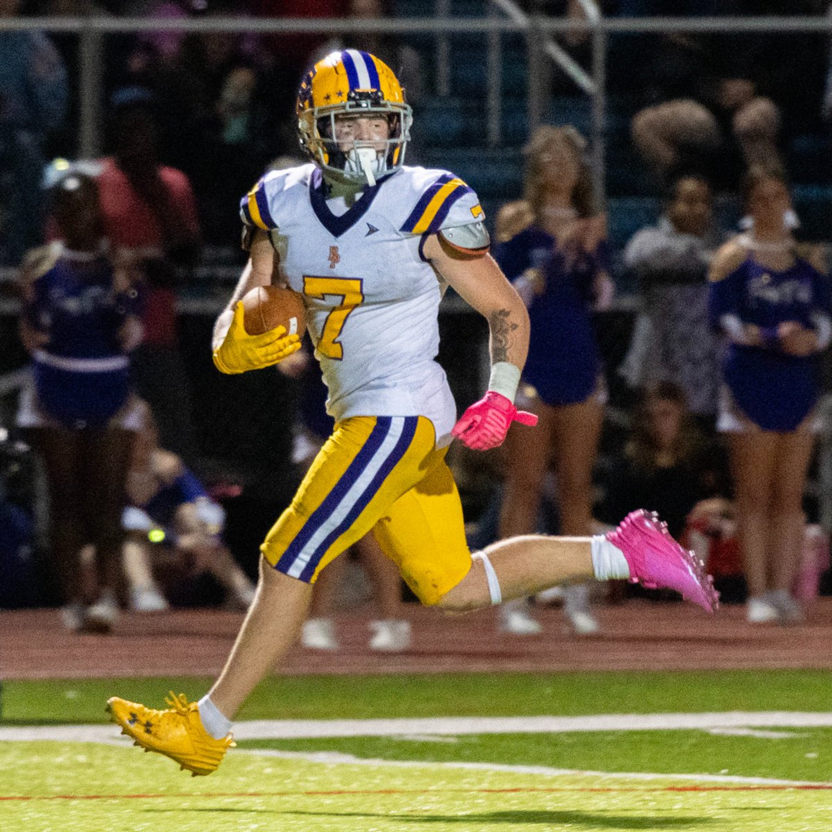 You may have never heard of this running back or his school, still, he etched his name in the HS football history books this fall.

“He’s incredibly humble for the accomplishments that he’s had, which is rare, so he’s been special.”

Meet <a href="/KaidenBrochu7/">Kaiden Brochu</a>: telegram.com/story/sports/h…