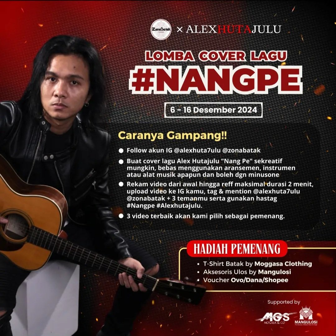 #alexhutajulu
#nangpe 
#batak