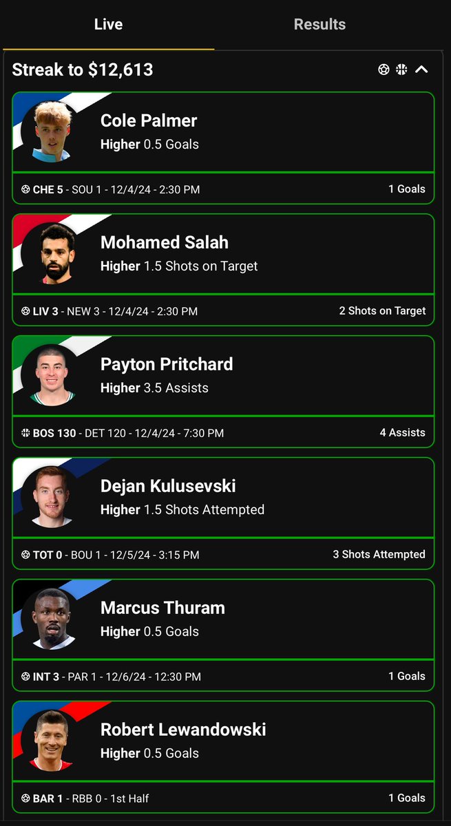 Zoe_Picks's tweet photo. Lewandowski keeps the streak alive !!!
Started with $10 on the Road to $10K … gotta tune into @BaneSquad_ playback streams
#Banesquad #ZoeNation #UD #UnderdogFantasy #underdogstreak https://t.co/cMENFSBGZB
