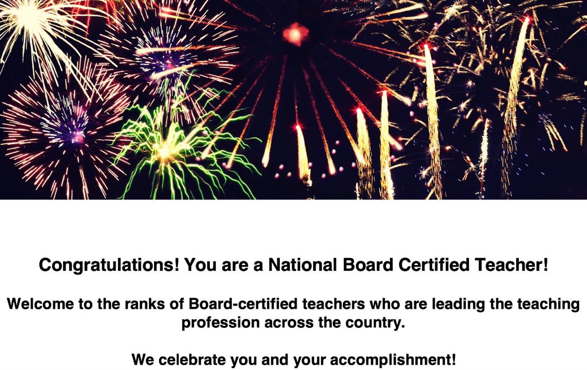 Casey Wright, NBCT tweet media