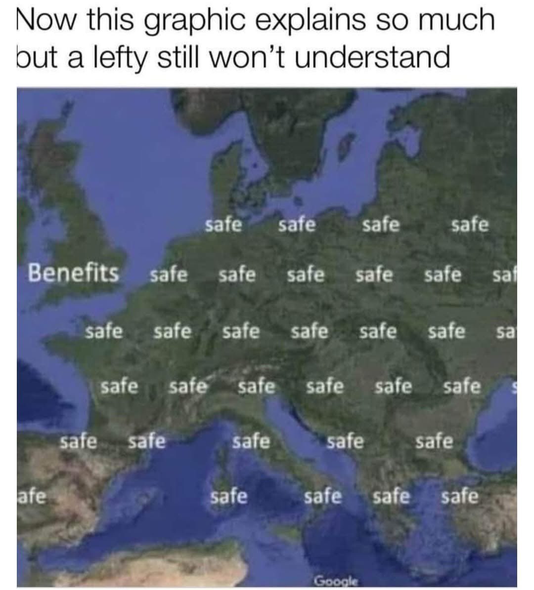 TheNorfolkLion's tweet photo. Safe countries vs the UK https://t.co/MQwDrxqQbD