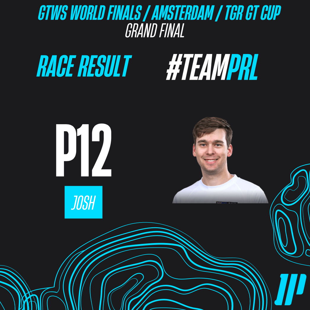 PureRacingGT's tweet photo. An early race incident and a high risk strategy means it’s P12 for Josh in the Grand Final. 

Still incredible progress from last year, we are all very proud of you!

#TeamPRL https://t.co/YIS0uf7yho