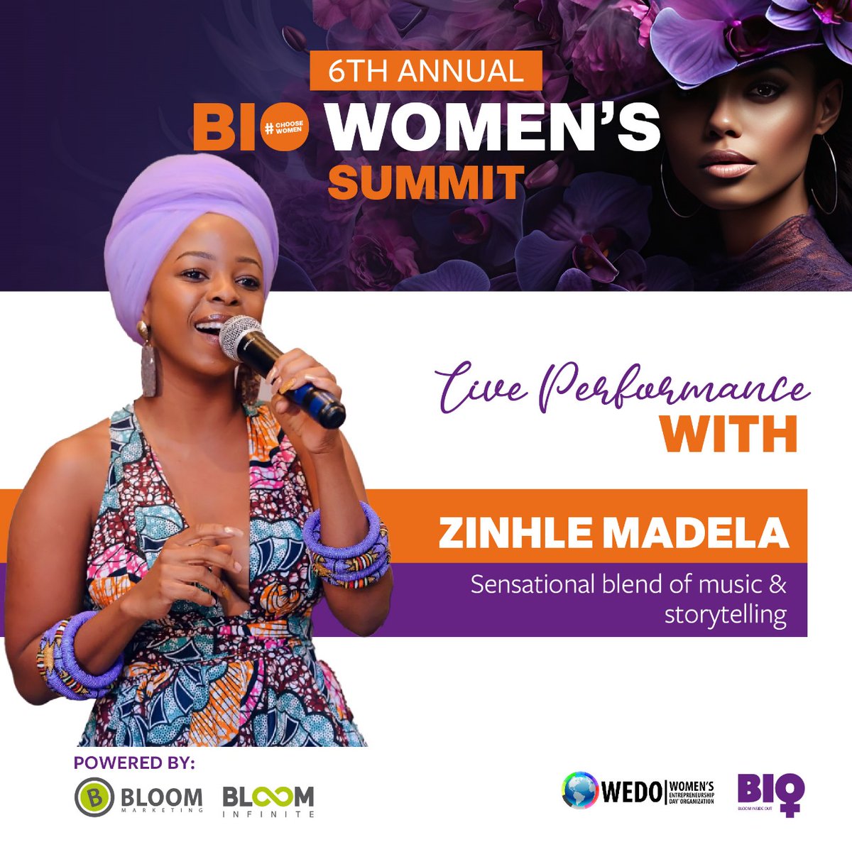 bloominsideout_'s tweet photo. Lunch is served! Let’s enjoy some delicious bites and a live performance by the incredible Zinhle Madela.
#BIOSUMMIT2024 #SheIsBlooming https://t.co/R7YLpdlAvn