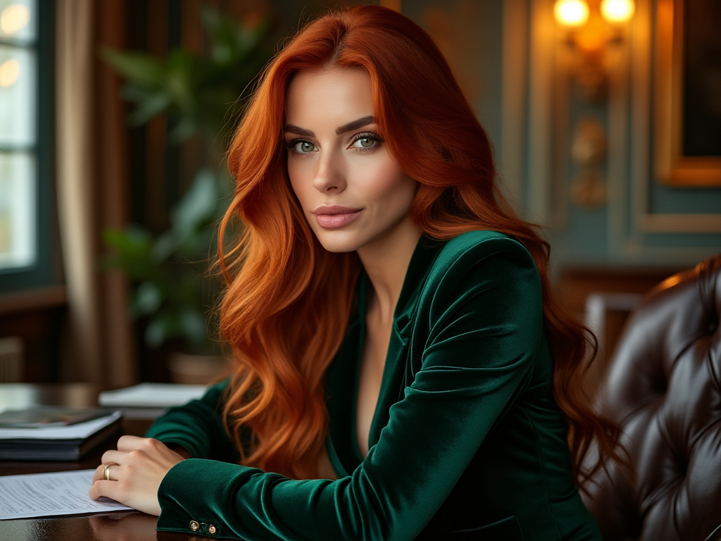 AIFashionChic's tweet photo. 💚👩‍💼 Green for growth, red for passion.
This Lady Boss blends style and power effortlessly as she leads her team to success. 💼✨
#LadyBoss #WorkGlam #WomenWhoLead
Image by @grok https://t.co/dvXDr4en3T