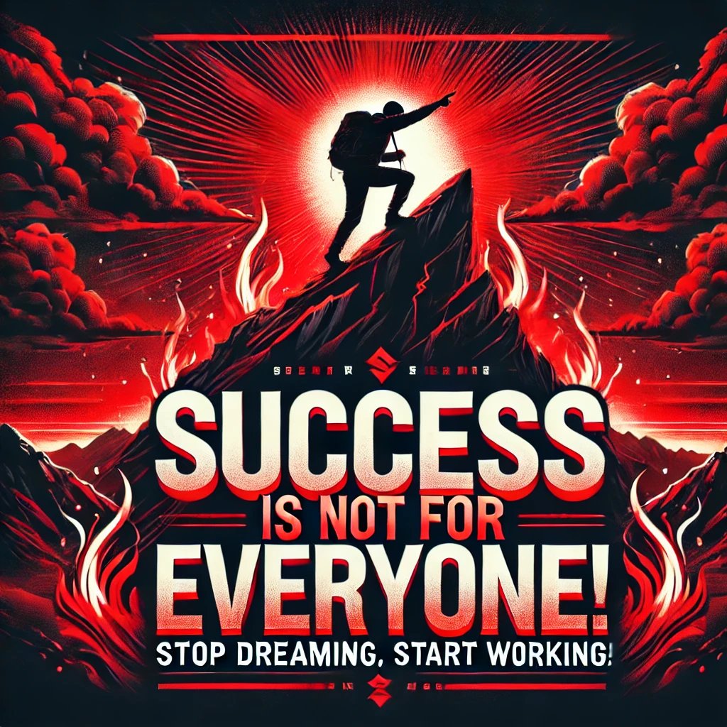 ANDA_LUX's tweet image. 🚨 Success is NOT for everyone! 🚨
If you’re lazy, unmotivated, and spend hours scrolling instead of building your future, then no, you don’t deserve success. Stop dreaming and start WORKING. 💪🔥
#TruthHurts #WorkHardOrStayBroke #NoExcuses