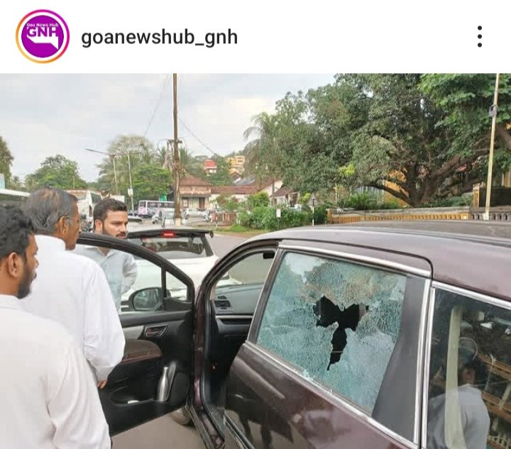 nitin_bahujan's tweet photo. Strongly condemn the cowardly vandalism of @girishgoa car in Margao. A key leader behind Congress victories in Goa &amp; Jharkhand,his dedication &amp; rapport with Rahul Gandhi ji make him indispensable. I will meet the DGP tomorrow to ensure justice is served. #GirishChodankar https://t.co/kYB6E5XV0Q