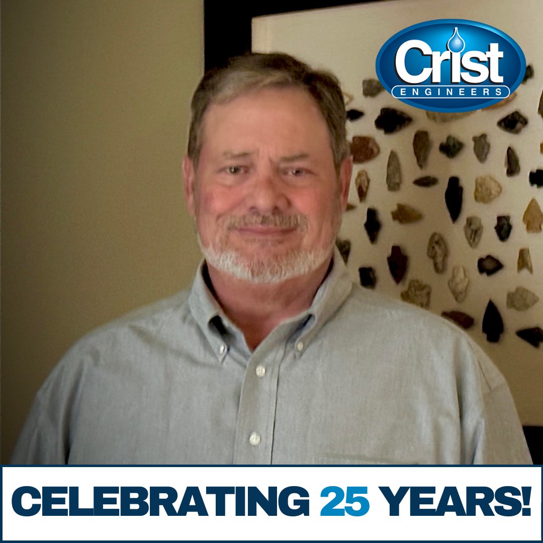 CristEngineers's tweet photo. Congratulations to Field Inspector JP Martin for celebrating his 25th year at Crist Engineers. Thanks for all that you have done over the years and for your continued efforts on behalf of our clients. We appreciate you! https://t.co/pMpgmkYVsf
