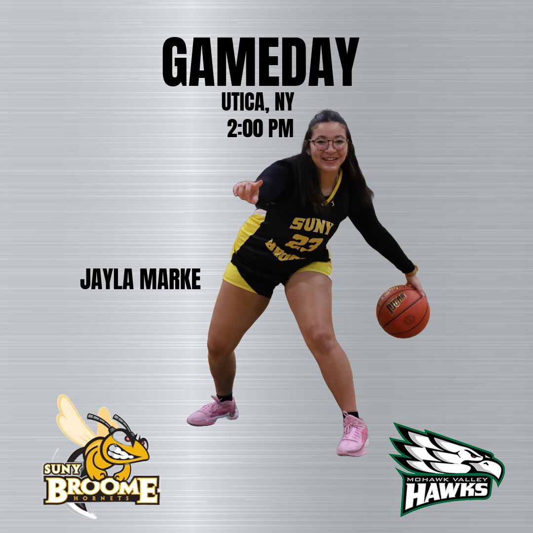 BroomeAthletics's tweet photo. GAMEDAY
���� WBB vs @MVCCAthletics 
📍Utica, NY
⏰ 2:00 PM
📺 https://t.co/gcsz1hdcL4
@NJCAAReg3 @NJCAABasketball https://t.co/oAvkYshcym