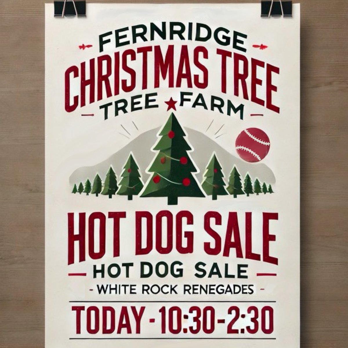 Avoid downtown Vancouver and instead join the 2011 White Rock Renegades at their annual Hotdog sale. While there come by and pick up your Christmas tree! 2828 208th Street, Dec 7th and 8th!
@wrrenegades2011 #christmastree