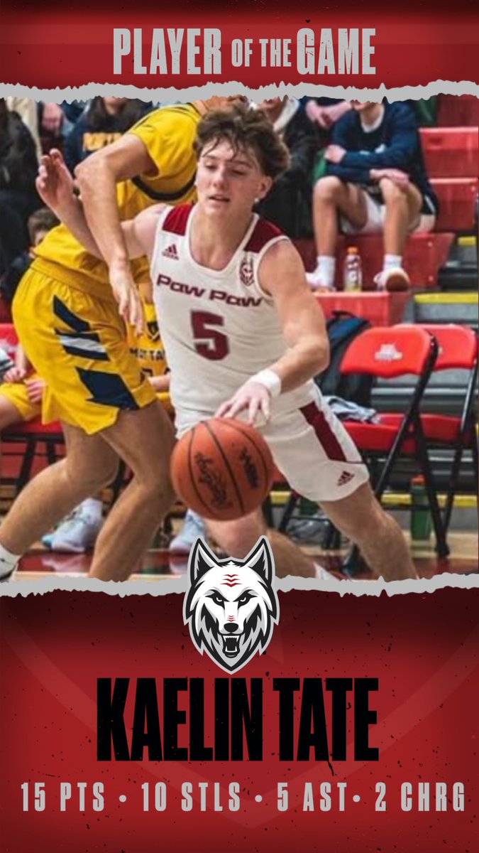 PawPawBoysBasketball (@basketballpaw) on Twitter photo As a team we were relentless on Defense providing good Offense. Kaelin Tate had one of those nights! He is our Player of the Game. <a href="/KaelinTate/">Kaelin Tate</a>
15pts
10stl
5asst
2chrg
<a href="/NolanU_17/">Nolan Unthank</a> <a href="/BrzezinskiAlec/">Alec Brzezinski</a> <a href="/TheDZoneBBall/">The D Zone Basketball</a> <a href="/michiana_hoops/">michianahoops</a> <a href="/matthewehler/">Matthew Ehler</a> <a href="/HankampScott/">Scott Hankamp</a> <a href="/jgilbertsport/">Jonathon Gilbert</a> As a team we were relentless on Defense providing good Offense. Kaelin Tate had one of those nights! He is our Player of the Game. <a href="/KaelinTate/">Kaelin Tate</a>
15pts
10stl
5asst
2chrg
<a href="/NolanU_17/">Nolan Unthank</a> <a href="/BrzezinskiAlec/">Alec Brzezinski</a> <a href="/TheDZoneBBall/">The D Zone Basketball</a> <a href="/michiana_hoops/">michianahoops</a> <a href="/matthewehler/">Matthew Ehler</a> <a href="/HankampScott/">Scott Hankamp</a> <a href="/jgilbertsport/">Jonathon Gilbert</a>