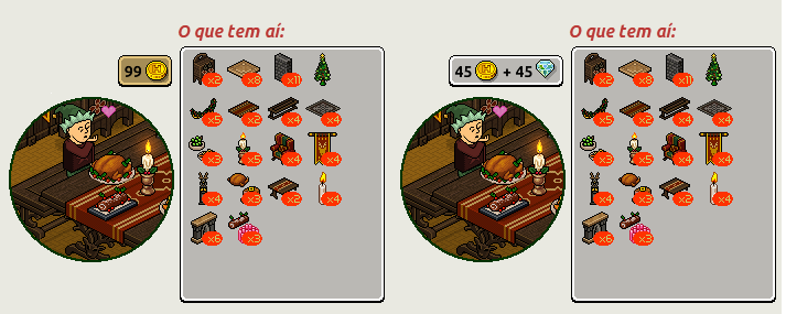 BacconsBR's tweet photo. Disponível hoje: Pack Sala de Jantar

Adquira este pack e receba nele os itens exclusivos Mesa da Sala de Jantar e Banco da Sala de Jantar.
#HABBO https://t.co/o26VHT8Z51