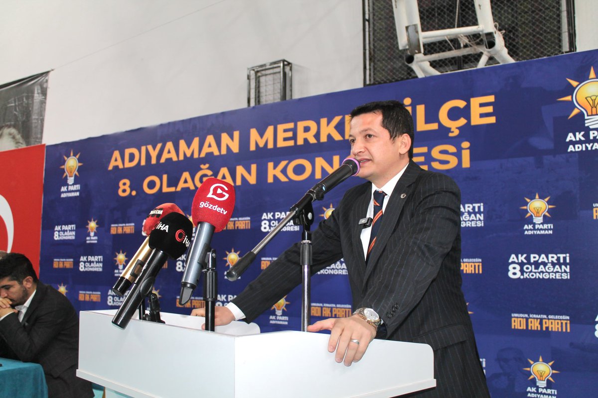 m_fatiholgun's tweet photo. AK Parti Adıyaman Merkez İlçe Kongremizi Coşkuyla Tamamladık!
Bugün davamıza gönül veren kıymetli teşkilat üyelerimiz ve hemşehrilerimizle birlikte güçlü bir kongre gerçekleştirdik. Birlik, beraberlik ve kardeşlik ruhu ile çıktığımız bu yolda, Adıyaman’ımız için hep birlikte daha çok çalışacağız.
Kongremize katılım sağlayarak bizleri onurlandıran geçmiş dönem bakanımız ve MKYK üyemiz @ahmetarslan36 milletvekilimiz @HuseyinOzhan_ İl Başkanımız Faruk Bülent Kablan ve tüm misafirlerimize şükranlarımızı sunarız. @RTErdogan @erkankandemir @_yusufcoskun