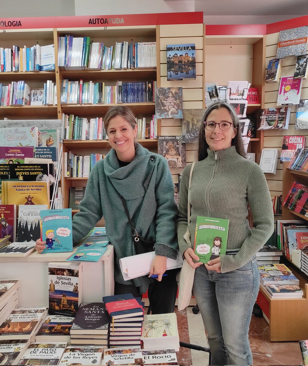 PintorGato's tweet photo. Hoy hemos estado en la calle Sierpes entre cofrades, turistas y curiosos. Buenísimas fechas para cosechar éxitos.

Cristina y yo solo tenemos palabras de agradecimiento.
#colegiocofrade
#elgatopintor
#infantilyprimaria
#semanasanta
#magna
#literaturainfantil
#ilustracioninfantil https://t.co/02Zs6QDOlc