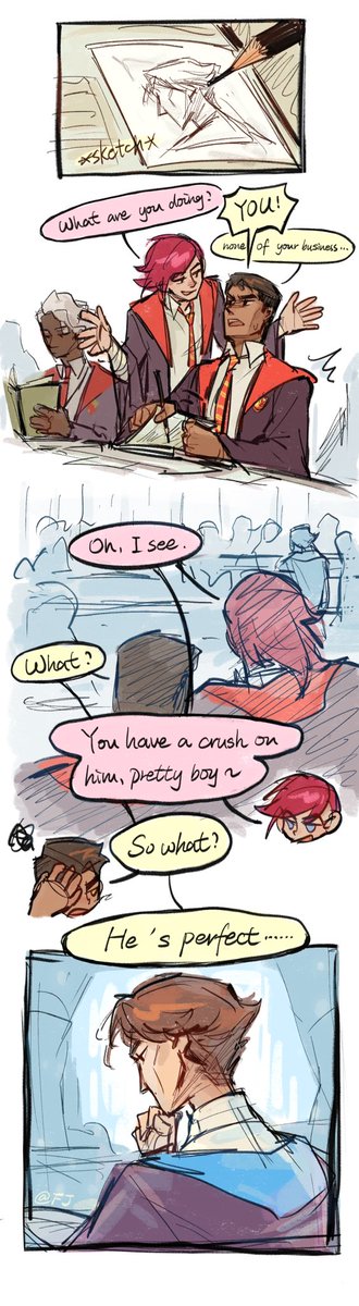 xjntin1's tweet photo. ok here are some silly #jayvik hp au comics…… https://t.co/GY69Cu0heO