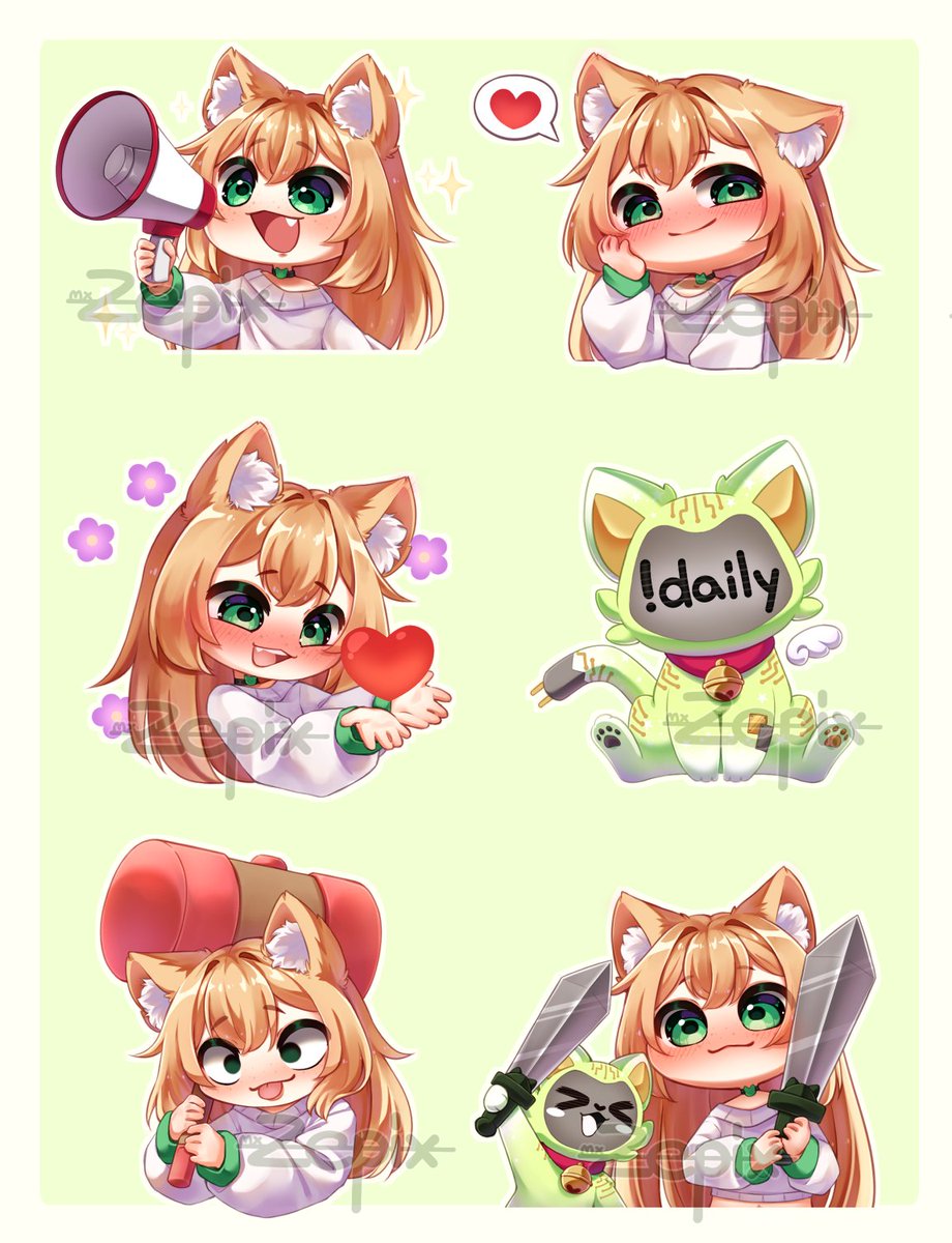 Happy Debut, <a href="/VannyVenture/">VannyVenture 🌿</a> 🌻💚
i had the opportunity to draw some panel graphics for her channel ✨