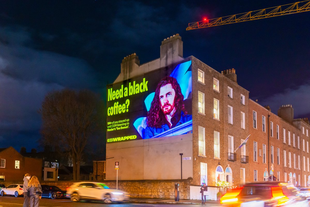 Hozier's tweet photo. Thank you 🖤 @Spotify @SpotifyUK https://t.co/CG4RqK1OHJ