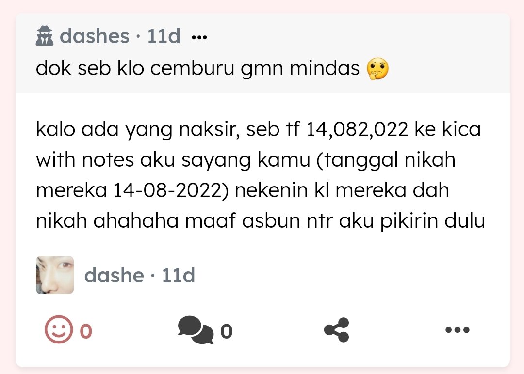 dashedate's tweet photo. cemburu https://t.co/04RT4sVyJ2