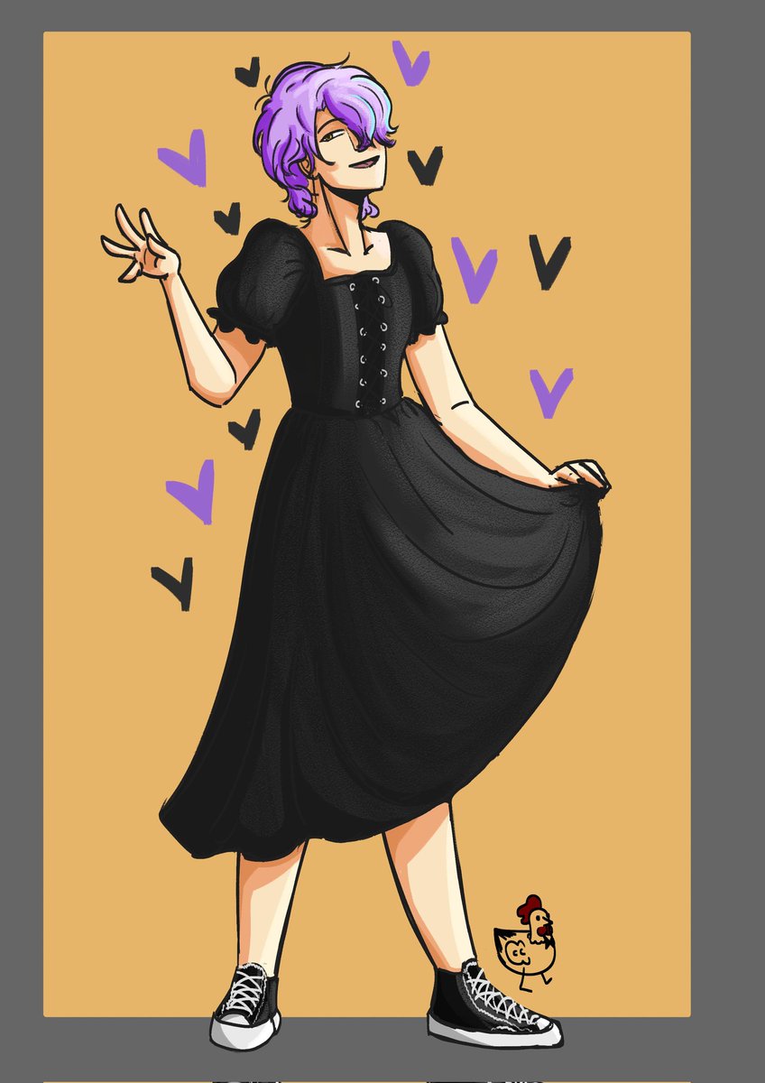 A little gift for my lovely girlfriend <a href="/CircusPuss/">evilshiro</a> ✨✨ Rui in a dress because she's a pretty princess 💋💋

#ProjectSekai #pjsk_FA #prsk_FA #ruikamishiro