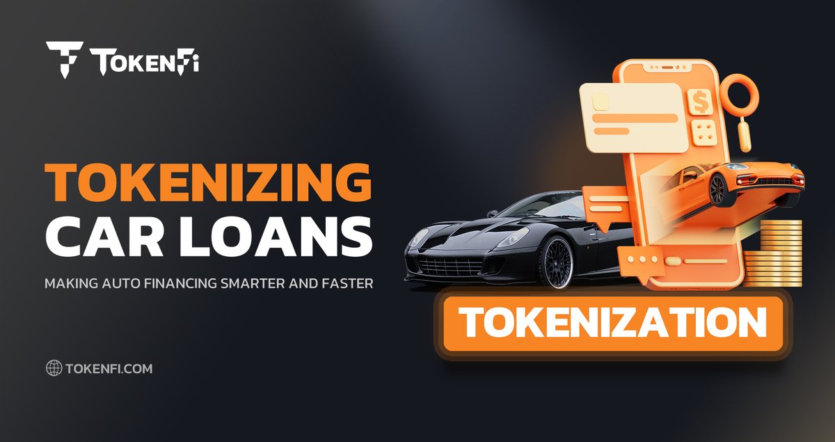 🚗 Traditional car loans are slow &amp; complex, but #tokenization is changing the game.

With blockchain tech, loan approvals can happen in minutes, not weeks - with enhanced security for both lenders &amp; borrowers.

Learn how in #TokenFi's latest blog 📰👇

tokenfi.medium.com/tokenizing-car…